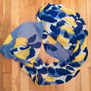 Loft Lemon printed scarf